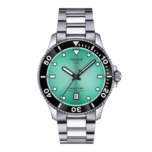Tissot Seastar 1000 40mm Turquoise Dial Quartz Watch