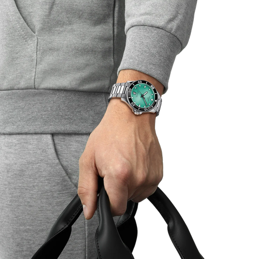 Tissot Seastar 1000 40mm Turquoise Dial Quartz Watch