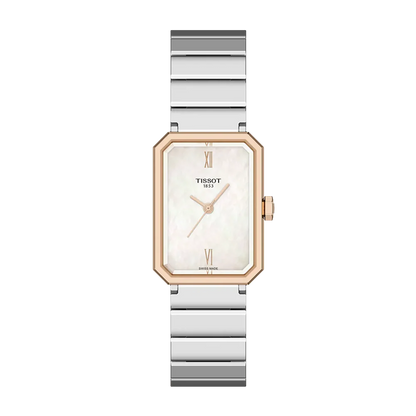 Tissot SRV 30mm Mother of Pearl Dial Carnation Gold PVD Watch