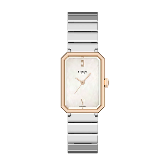 Tissot SRV 30mm Mother of Pearl Dial Carnation Gold PVD Watch