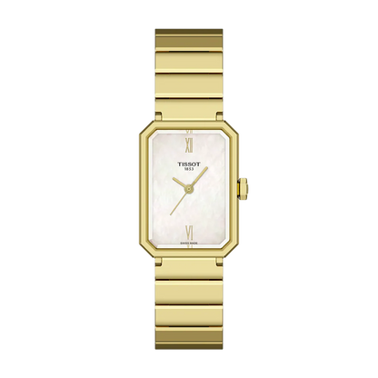 Tissot SRV 30mm Mother of Pearl Dial Gold PVD Watch