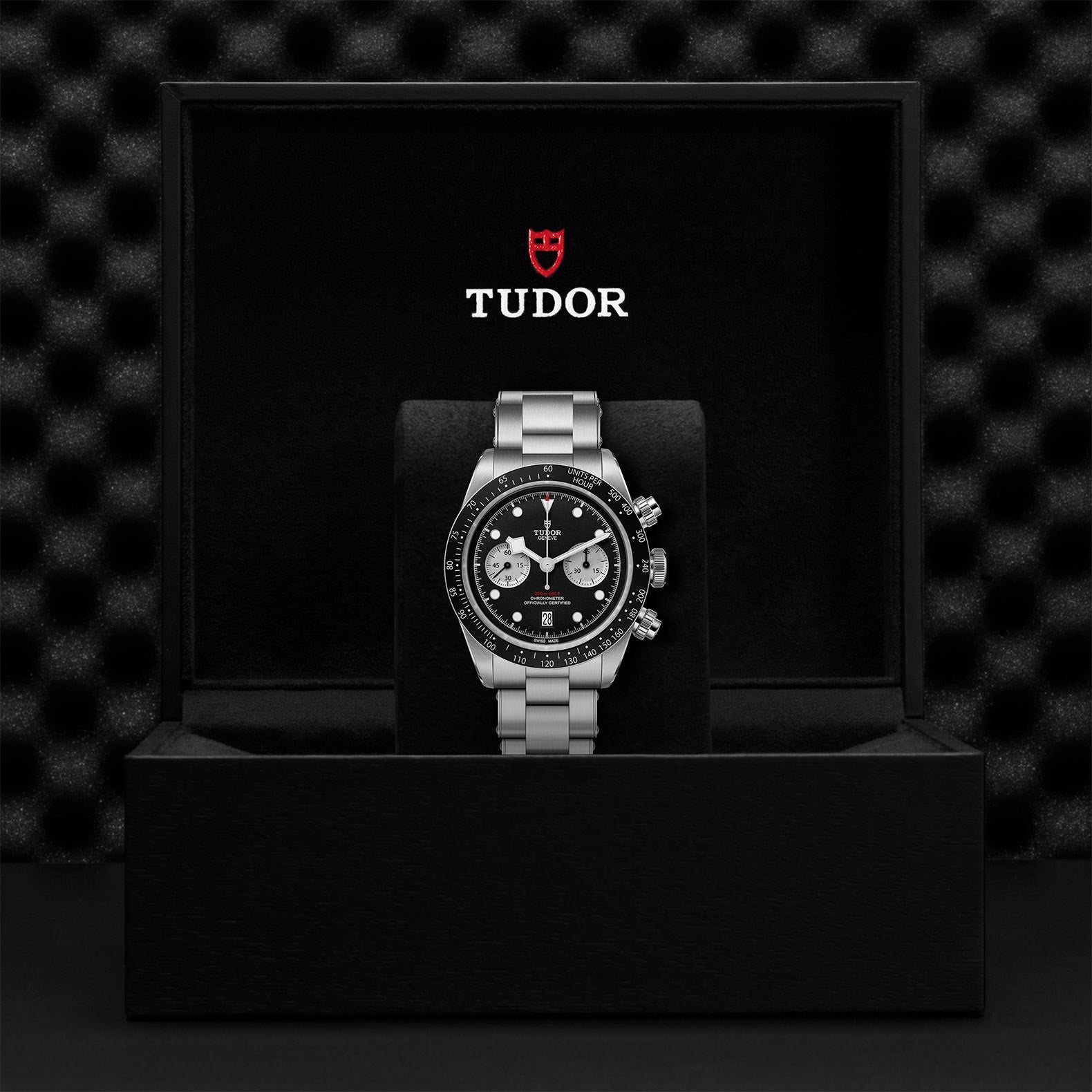 TUDOR Black Bay Chrono Black Dial 3-Link | King Jewelers