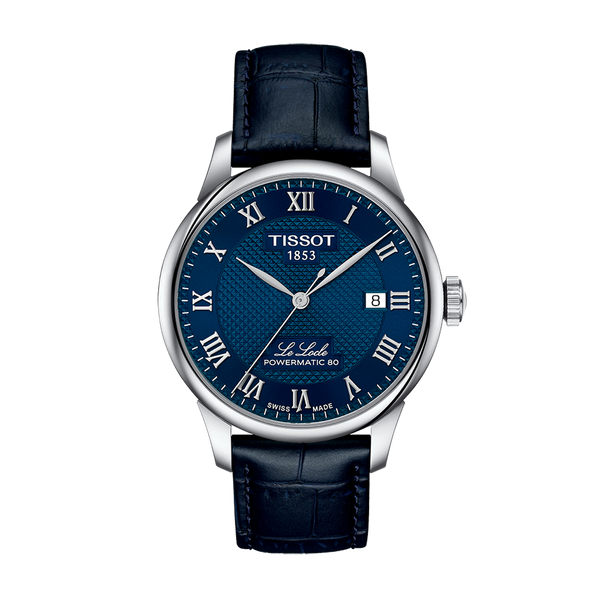 Tissot Le Locle 39mm Blue Dial Leather Strap | King Jewelers