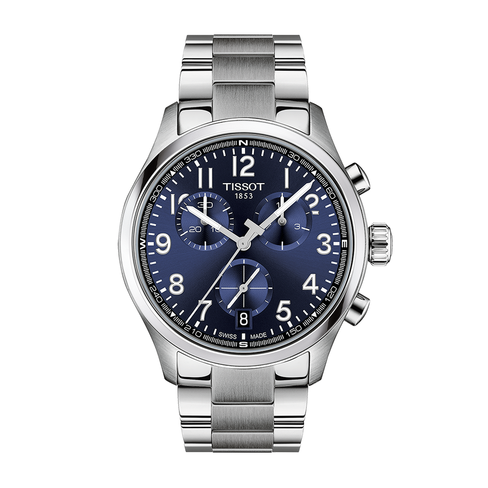 Tissot Chrono L Classic 42mm Blue Dial Stainless Steel