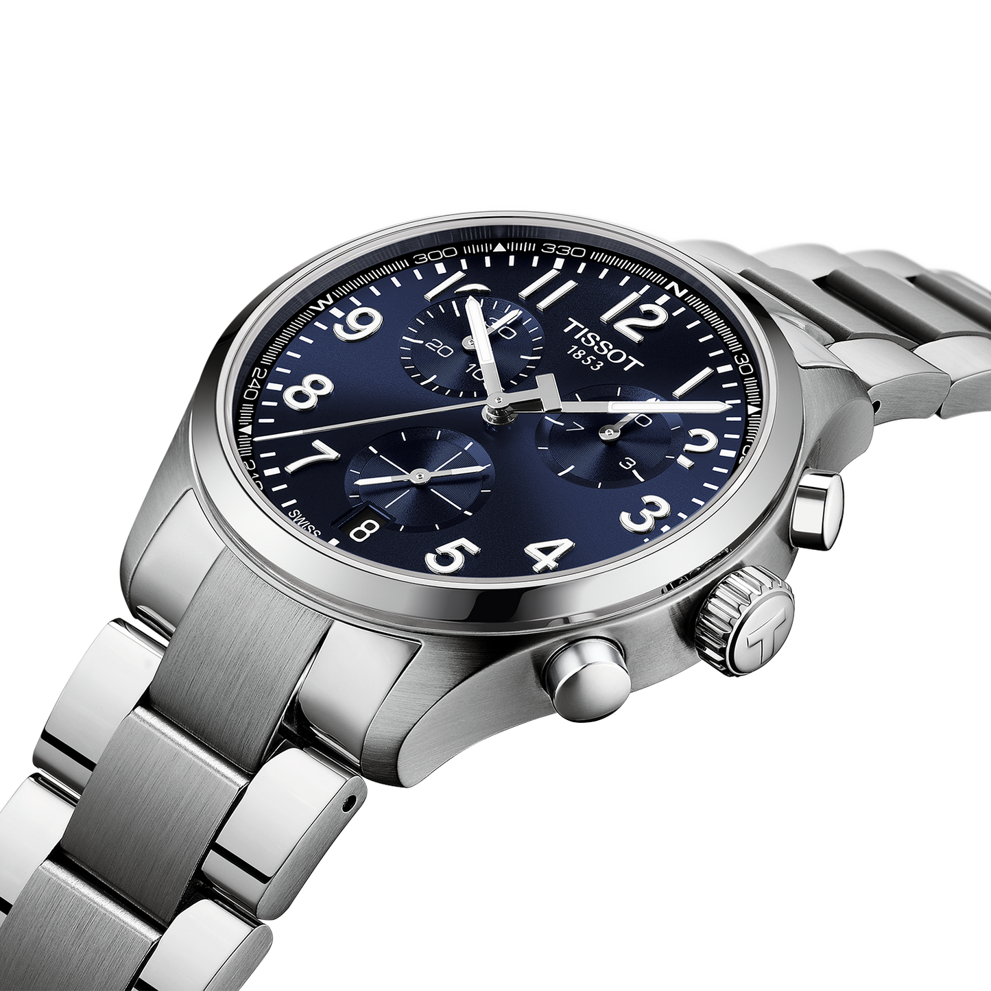 Tissot Chrono L Classic 42mm Blue Dial Stainless Steel