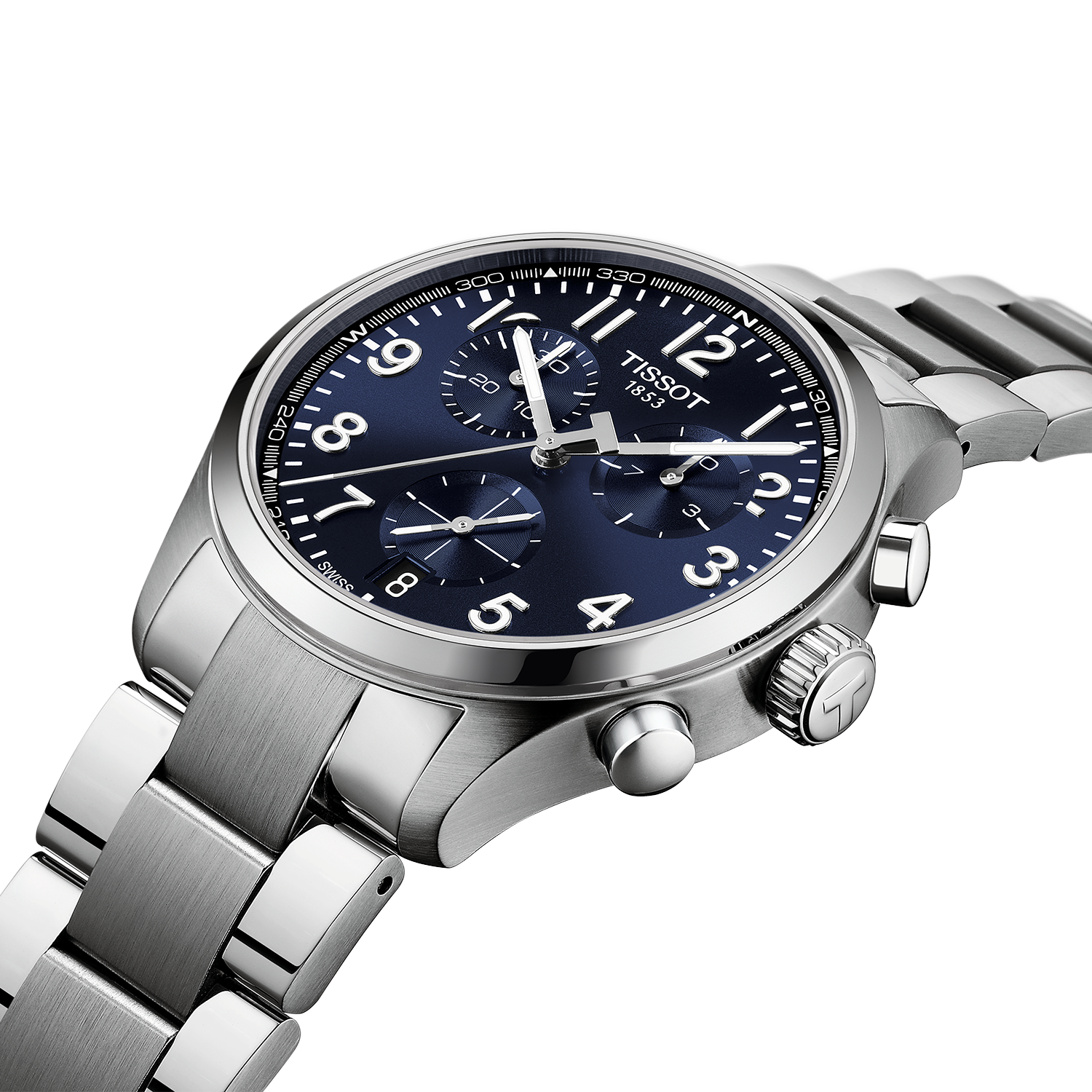 Tissot Chrono L Classic 42mm Blue Dial Stainless Steel