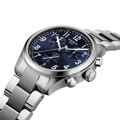 Tissot Chrono L Classic 42mm Blue Dial Stainless Steel