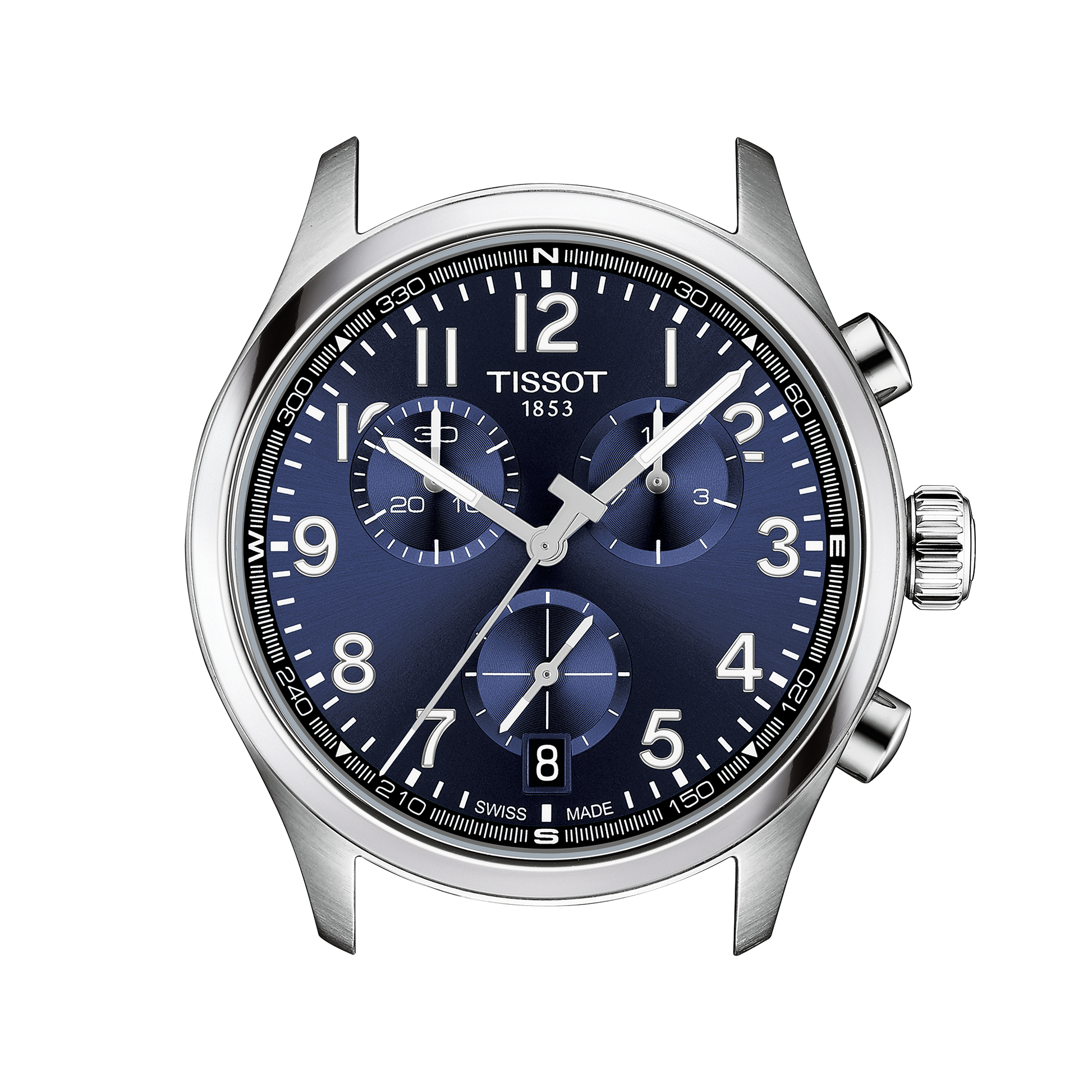 Tissot Chrono L Classic 42mm Blue Dial Leather Strap