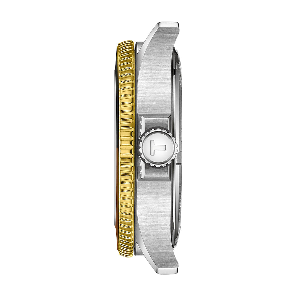Tissot Seastar 1000 GMT Two Tone Black Dial | King Jewelers