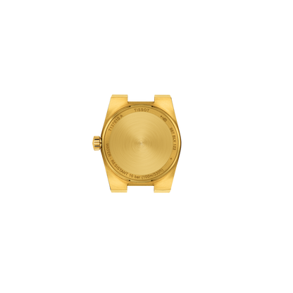 Tissot PRX 25mm Champagne Dial Gold PVD Quartz Watch