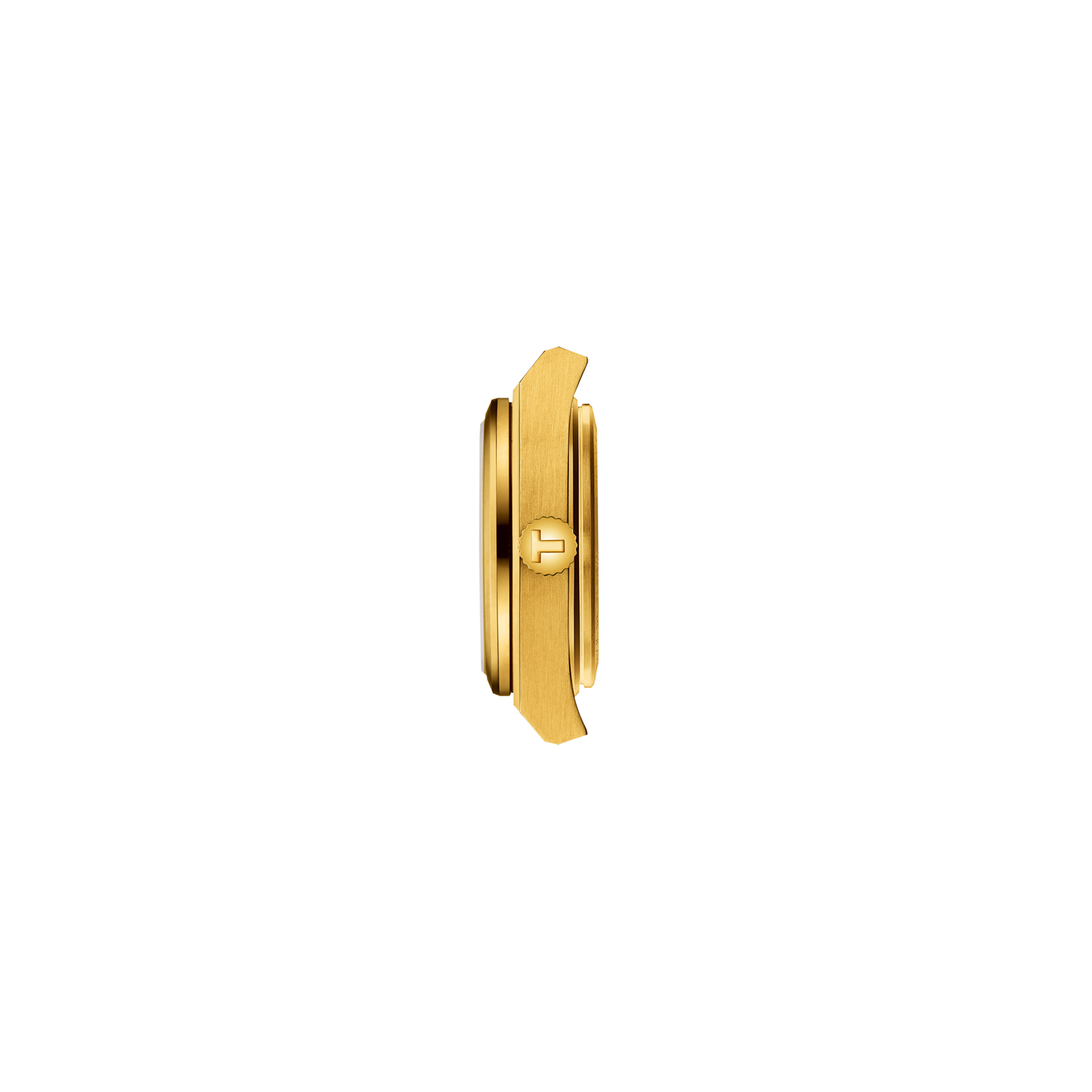 Tissot PRX 25mm Champagne Dial Gold PVD Quartz Watch