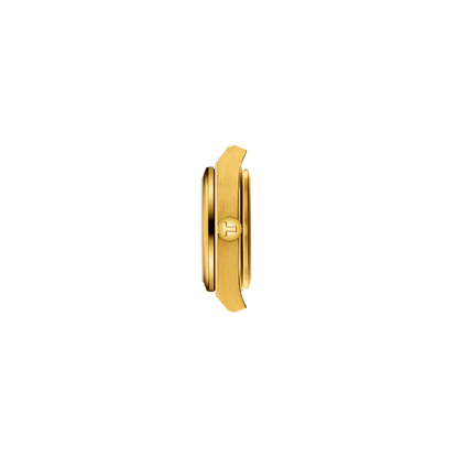Tissot PRX 25mm Champagne Dial Gold PVD Quartz Watch