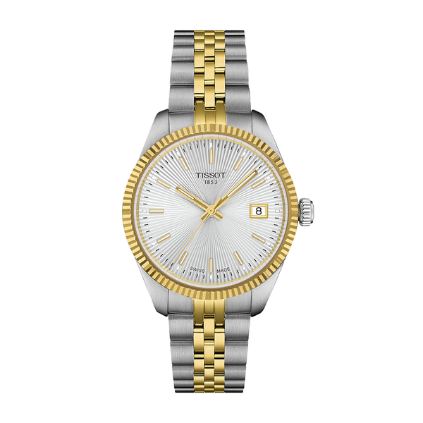 稀少☆TISSOT ティソ 1853 1448 ☆ゴールド系 クォーツ ☆デイト