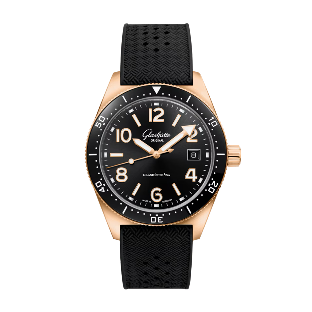 Glashütte Original SeaQ Rose Gold Black Dial