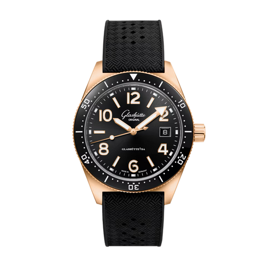 Glashütte Original SeaQ Rose Gold Black Dial