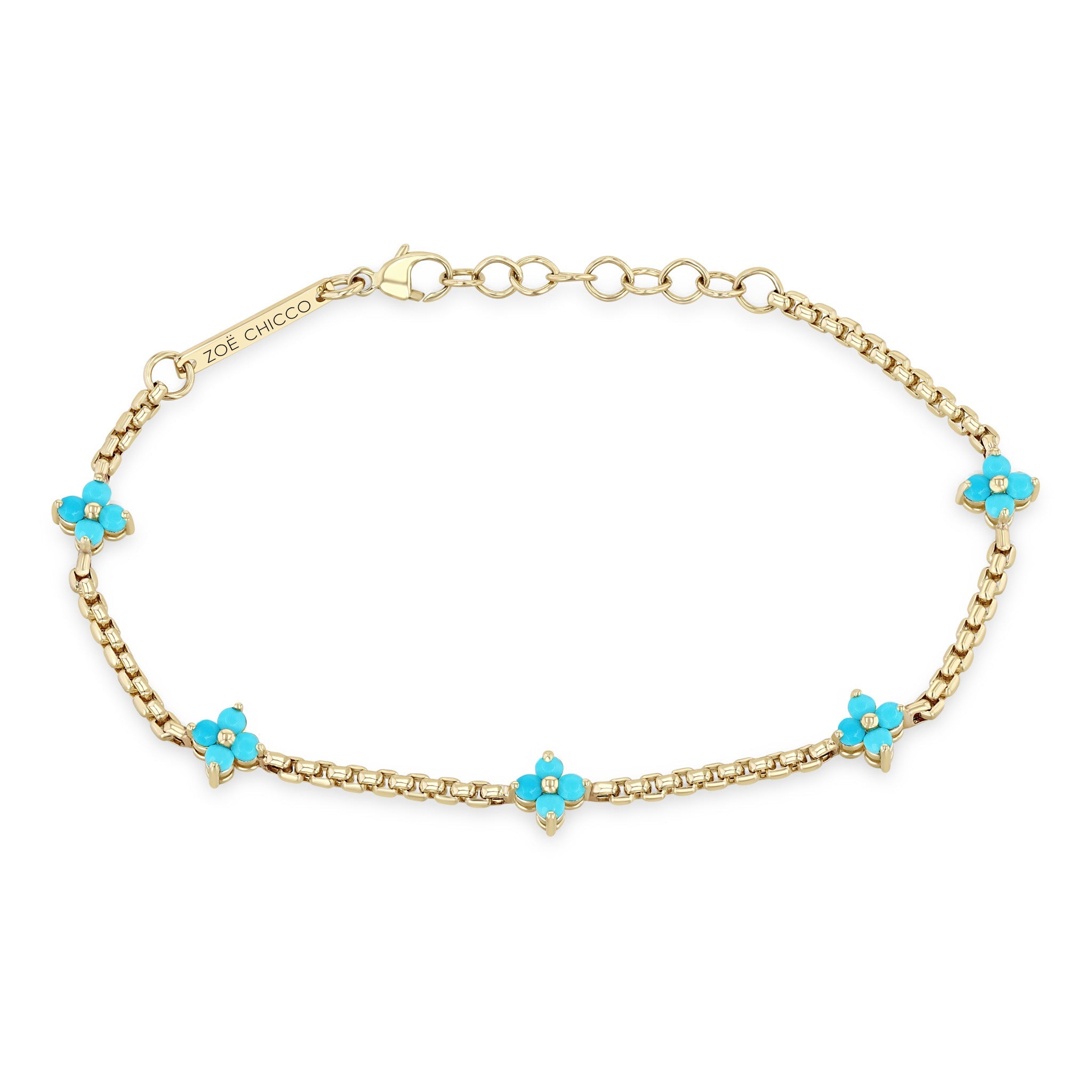 ＊bijou★ Zoe Chicco Turquoise Station Bracelet | King Jewelers