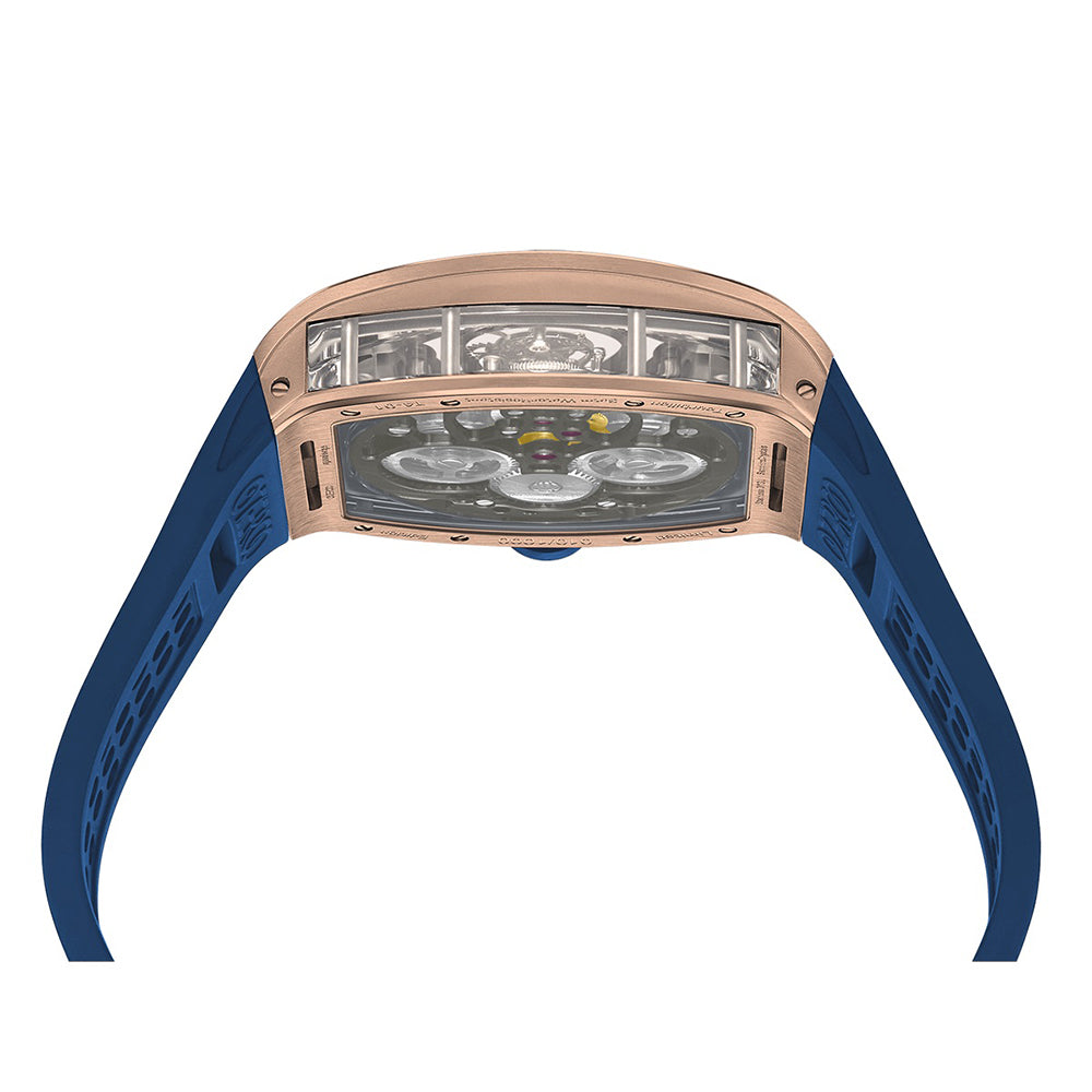 Zeroo Time T4-01 Archer Tourbillon Rose and Blue | King Jewelers