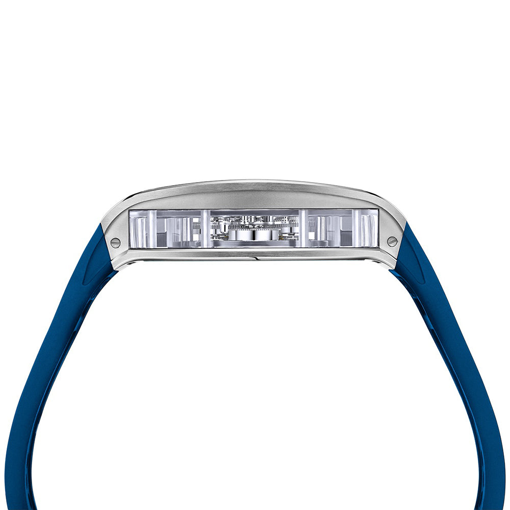 Zeroo Time T4-01 Archer Tourbillon Steel and Blue | King Jewelers