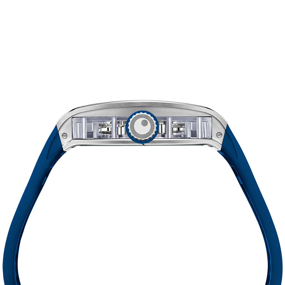 Zeroo Time T4-01 Archer Tourbillon Steel and Blue | King Jewelers