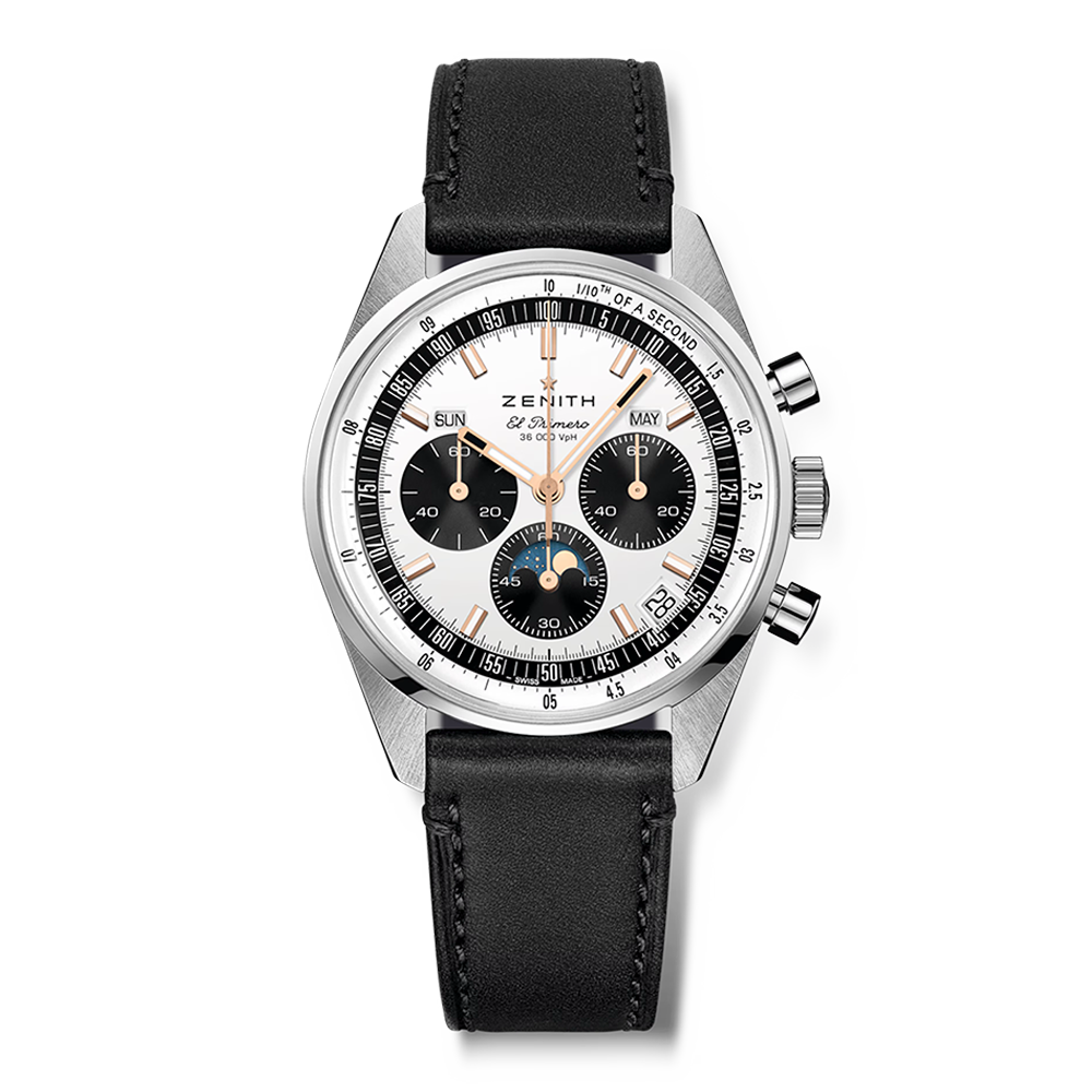 Zenith Chronomaster Original Triple Calendar 38mm Steel Silver Dial