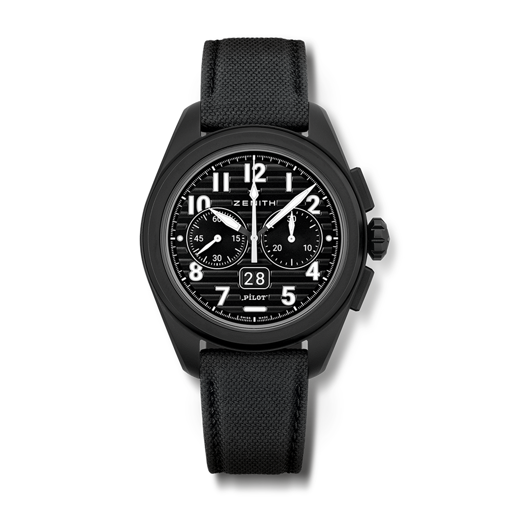 Zenith Pilot Big Date Flyback Black Ceramic | King Jewelers