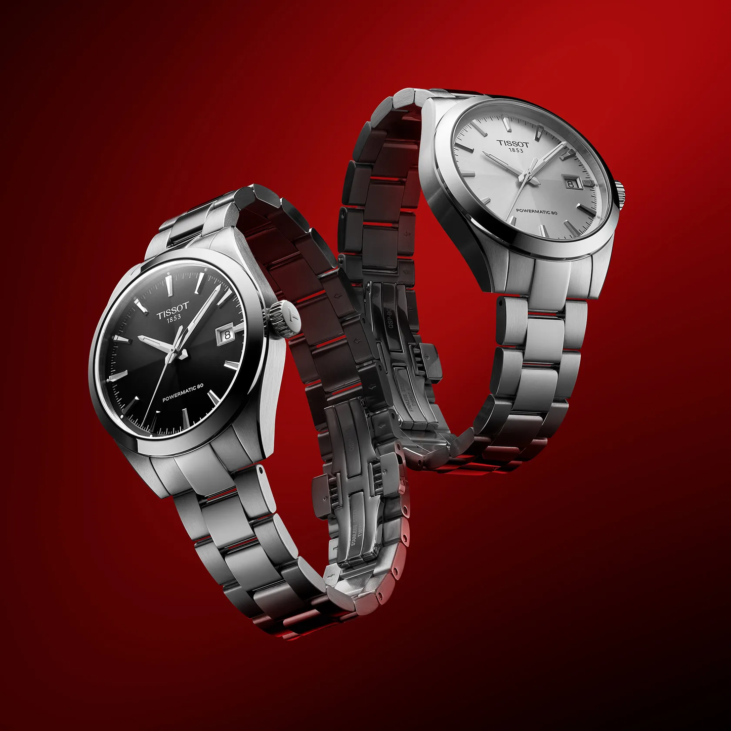 Tissot Gentleman 38mm Automatic Silver Dial Watch