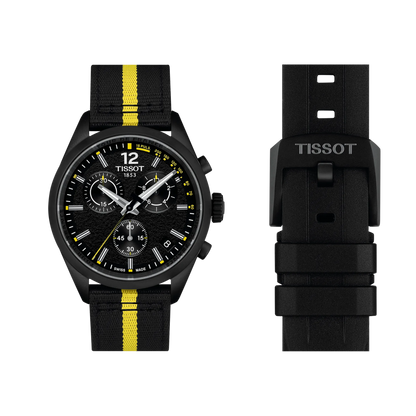Tissot PR 100 Tour de France 2026 40mm Black Dial Chronograph Watch