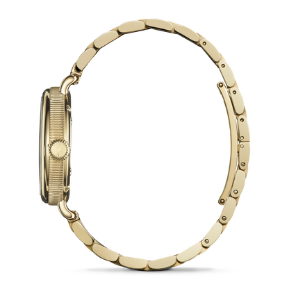 Shinola Birdy 34mm Silver Dial Gold-PVD Watch
