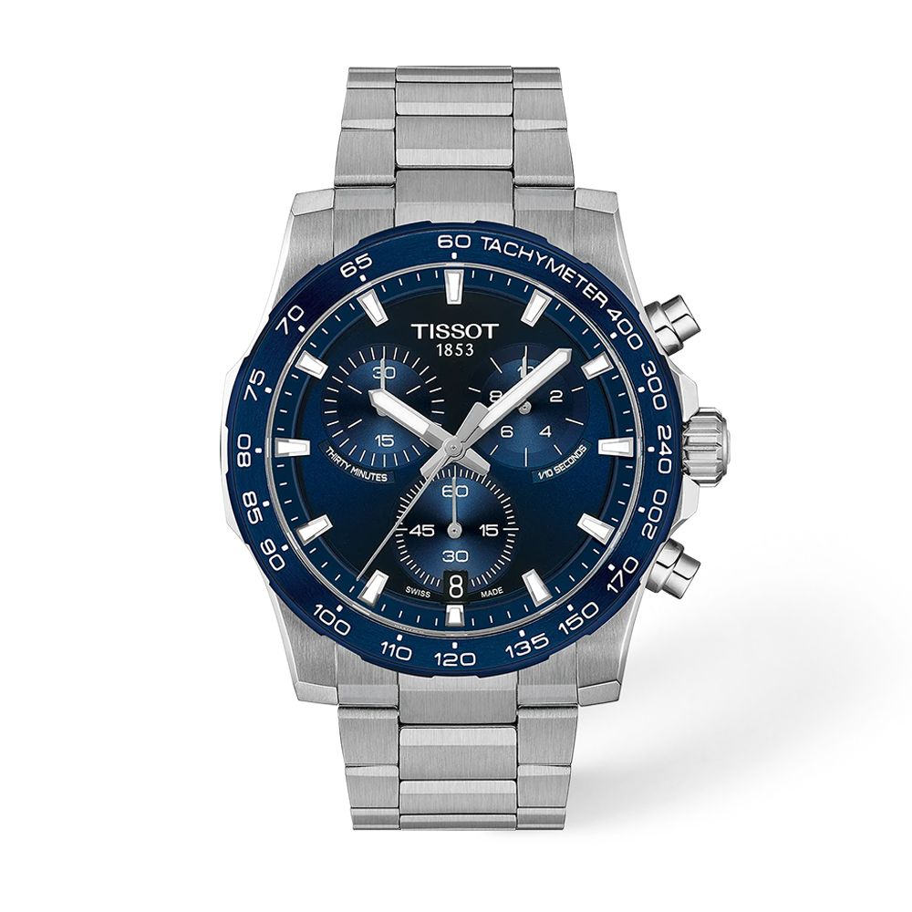 Tissot Supersport Chrono 42mm Blue Dial Watch