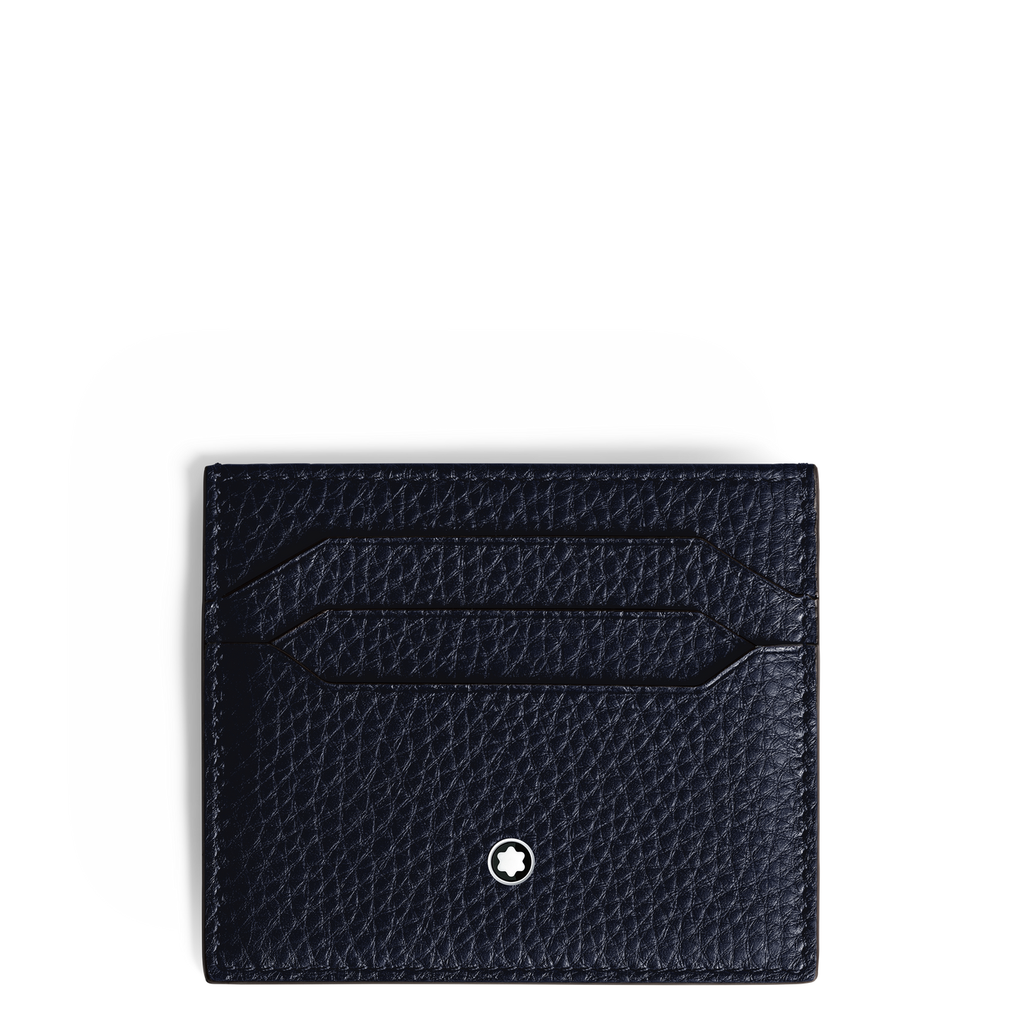 Montblanc Soft Grain Card Holder 6CC Blue | King Jewelers Montblanc Soft Grain Card Holder 6CC Blue | King Jewelers