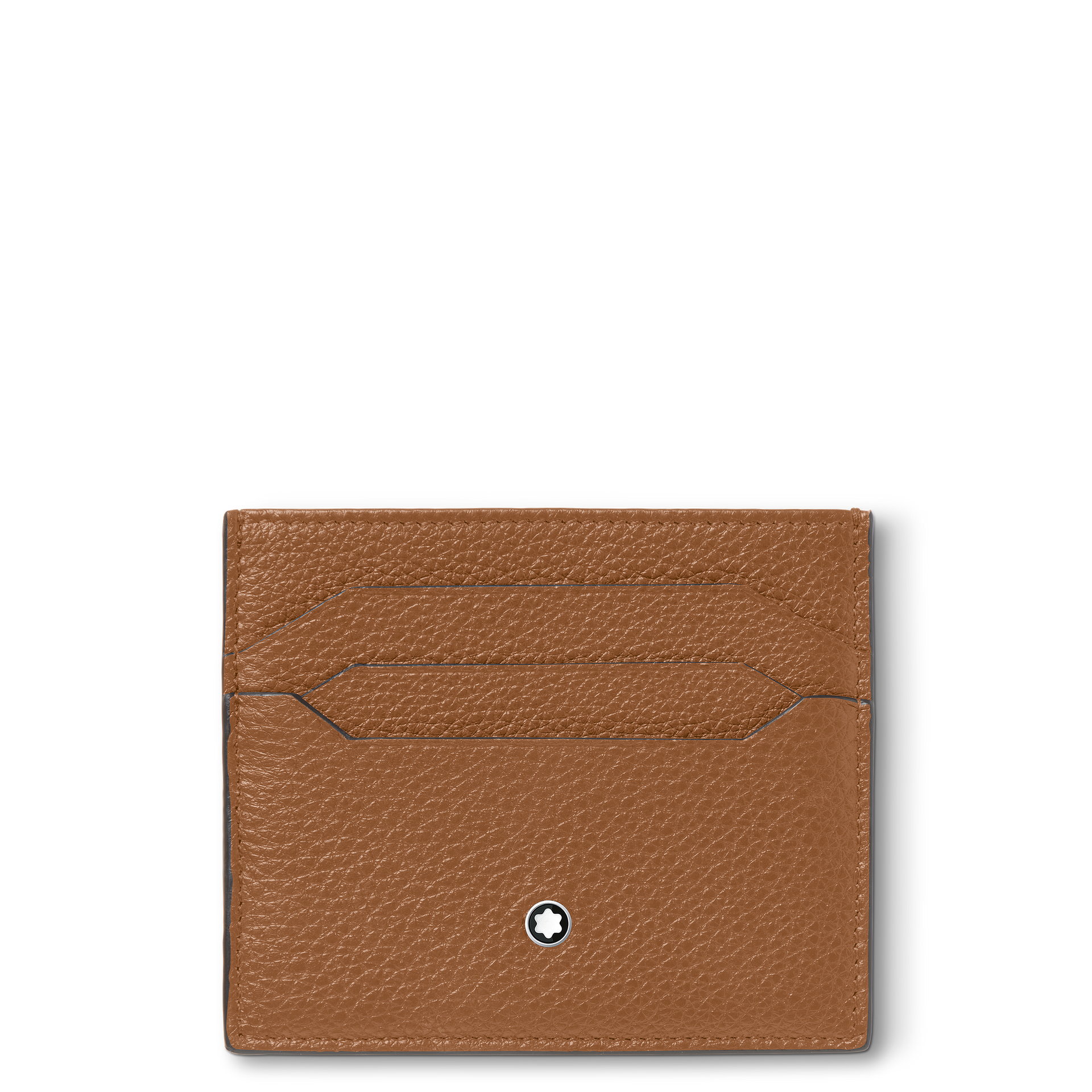 Montblanc Soft Grain Card Holder 6CC Caramel | King Jewelers