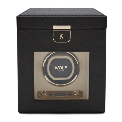 Palermo Single Watch Winder with Jewelry Storage