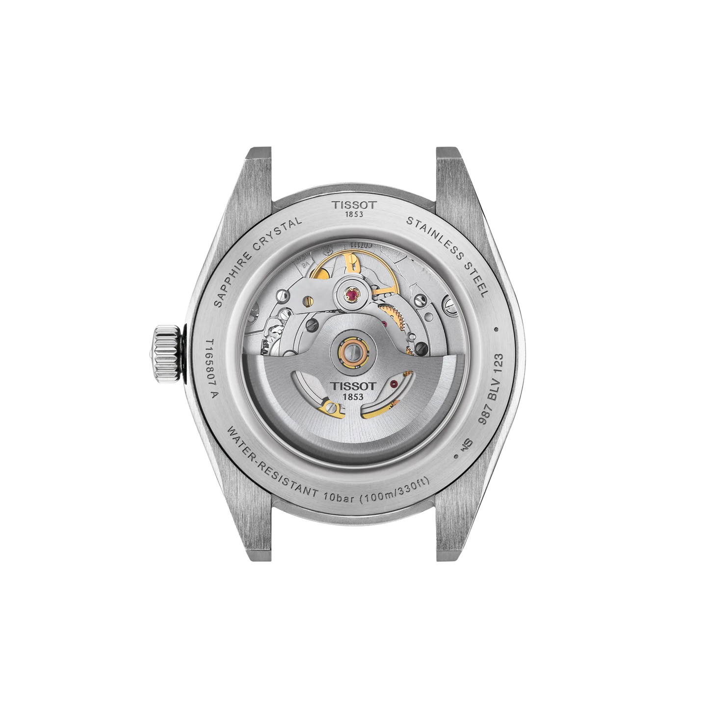 Tissot Gentleman 38mm Automatic Silver Dial Watch