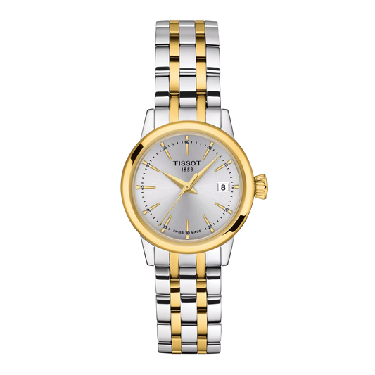 Tissot Classic Dream 28mm Gold-Tone Silver Dial Watch