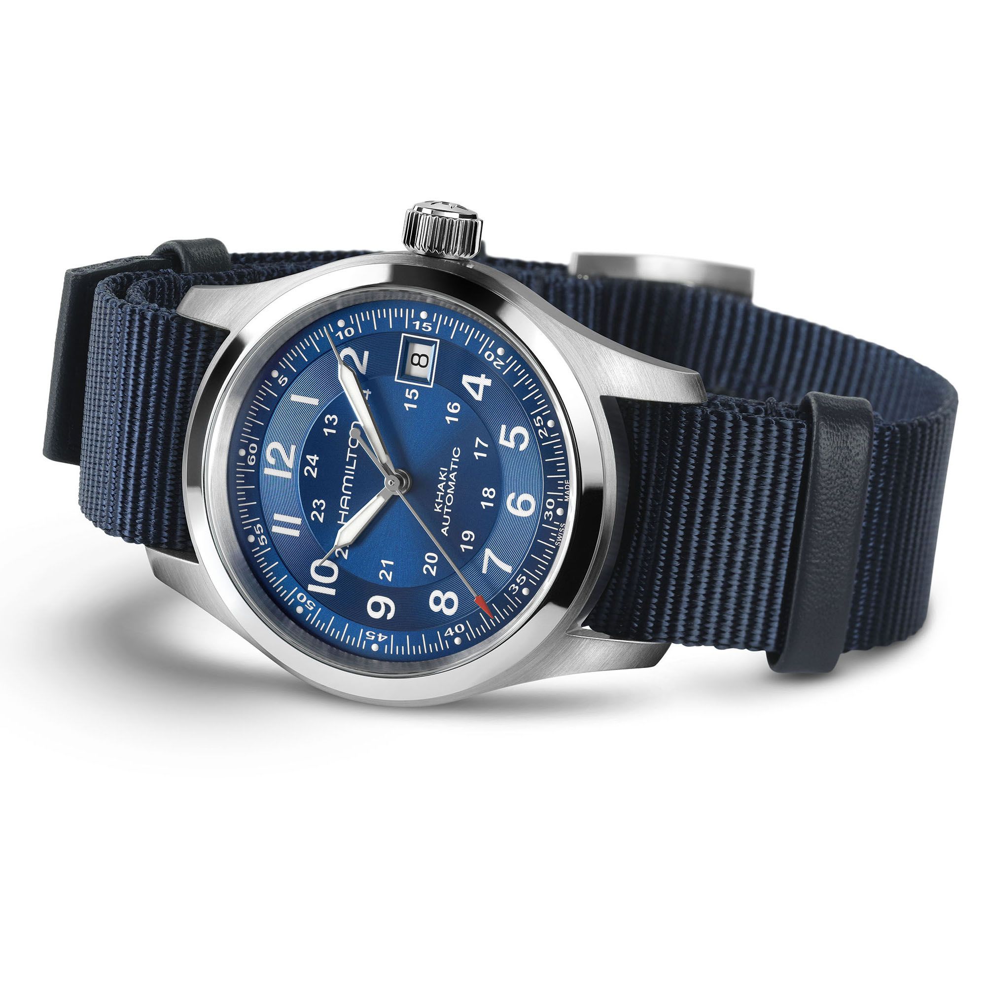 Hamilton Khaki Field Auto 38mm Blue Dial | King Jewelers