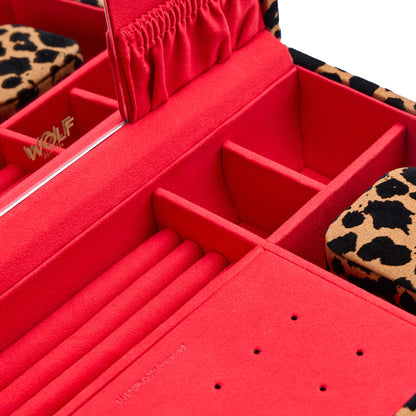 Savanna Leopard Print Medium Jewellery Box