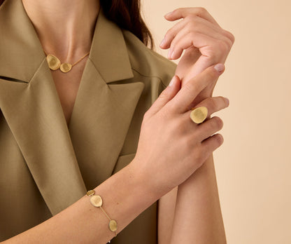 Marco Bicego Lunaria 18K Yellow Gold Small Cocktail Ring