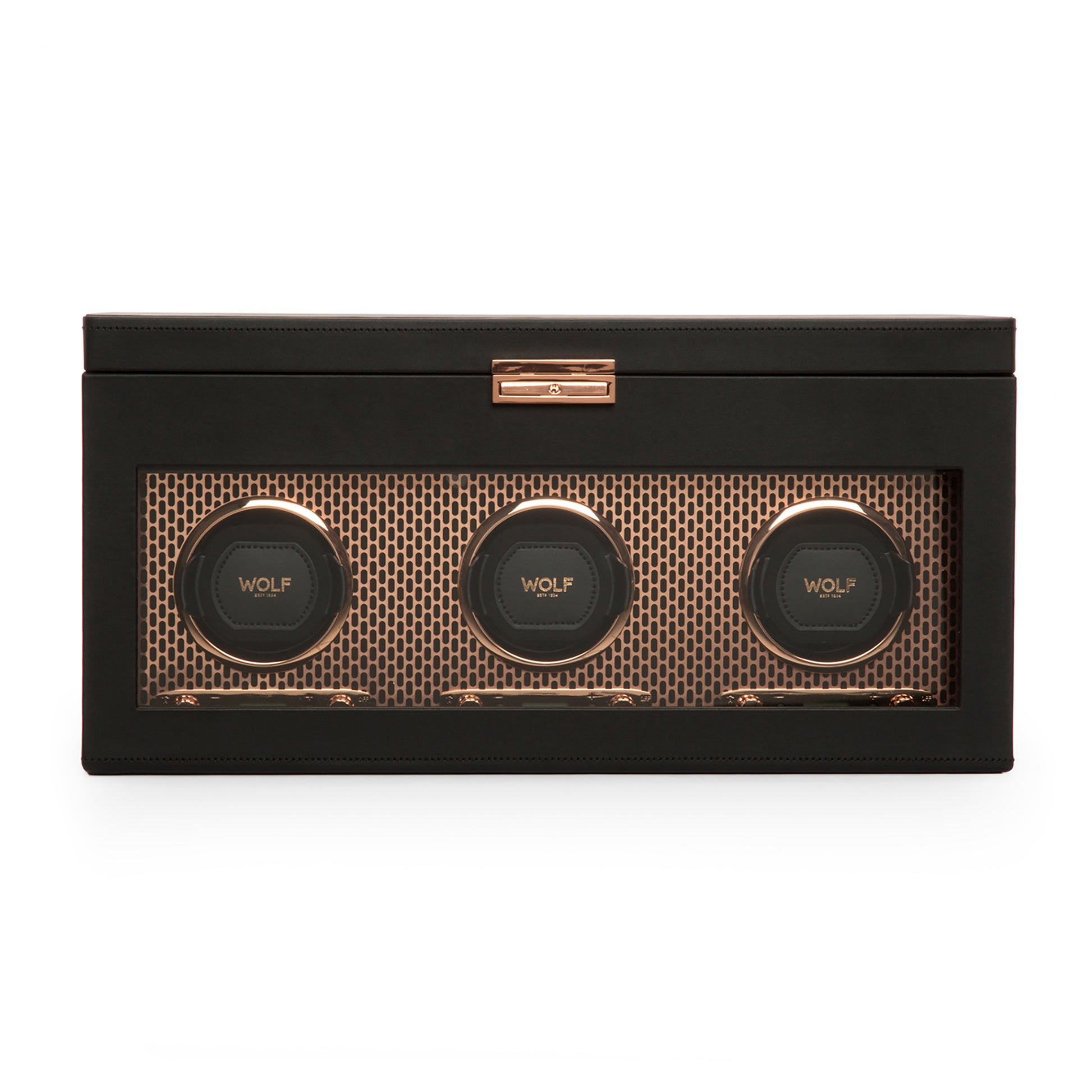 Axis Triple Watch Winder With Storage