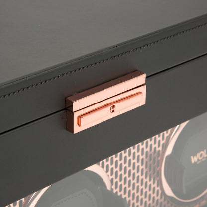 Axis Triple Watch Winder With Storage