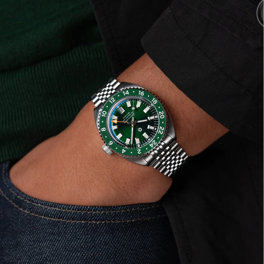 Jack Mason Strat-o-timer GMT 40mm Magnolia Green Dial