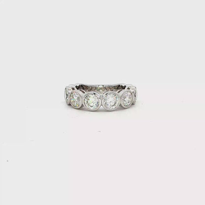KJ5 18K Yellow Gold 3.05ct Diamond Wedding Band
