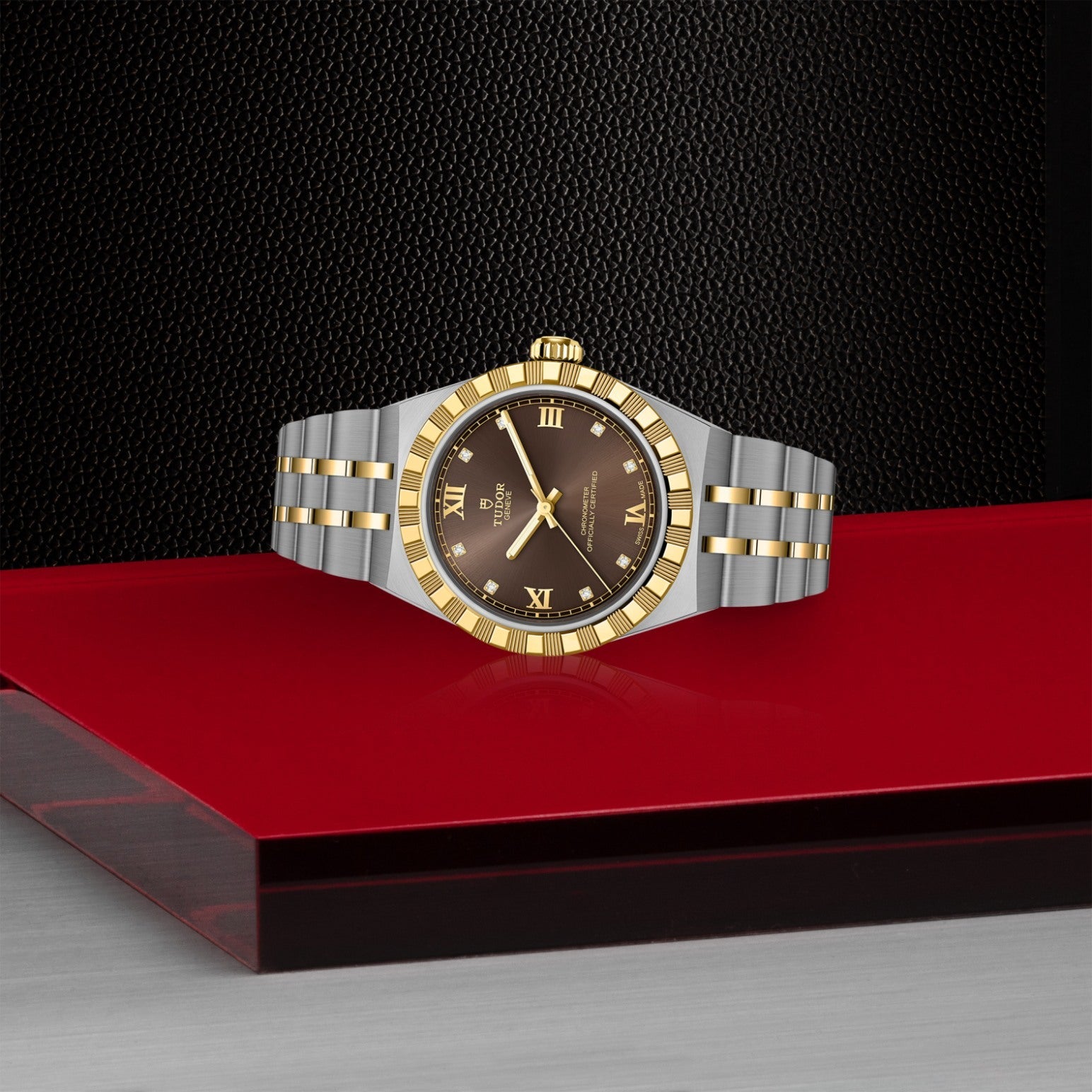 TUDOR Royal 30mm Brown Dial Steel & Gold | M2830A1A3-0001 – King
