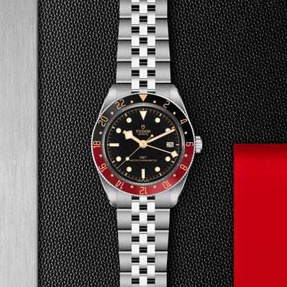 TUDOR Black Bay 58 GMT 39mm Black & Burgundy Bezel