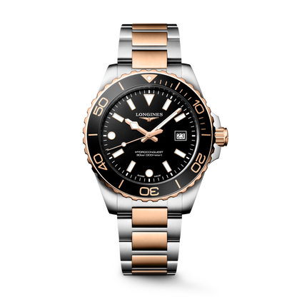 Longines HydroConquest 42mm Black Dial Bracelet