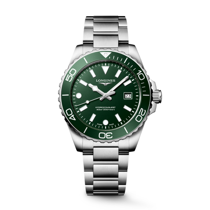 Longines HydroConquest 42mm Green Dial Bracelet