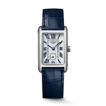 Longines DolceVita 37mm Silver Dial Leather Strap