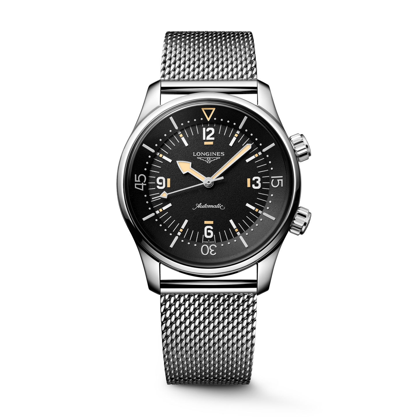 Longines Legend Diver 42mm Black Dial Bracelet