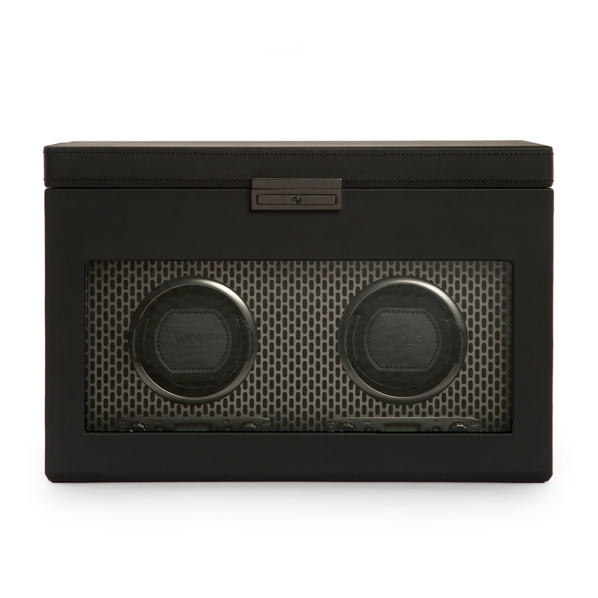 Axis Double Watch Winder With Storage
