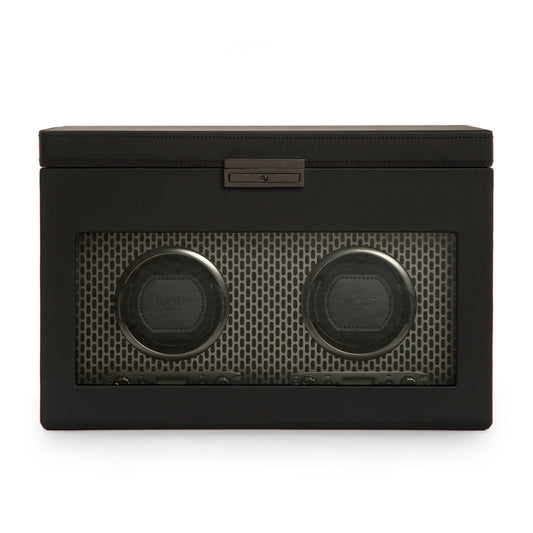 Axis Double Watch Winder With Storage