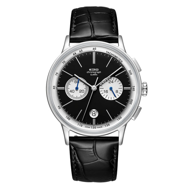 Zeroo Time C3 Classic Chronograph Steel and Black | King Jewelers